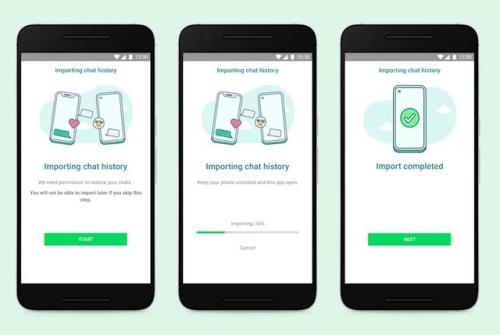 عرضه ابزار انتقال آرشیو چت واتساپ برای گوشیهای اندروید