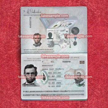 Afghanistan Passport Fake Template