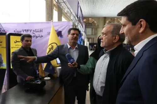 بازدید رئیس جمهوری از تازه ترین دستاوردها و راهکارهای ارتباطی ایرانسل