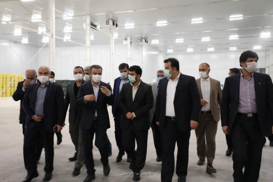 سرپرست وزارت صنعت از پایانه صادراتی محصولات كشاورزی مازندران بازدید كرد